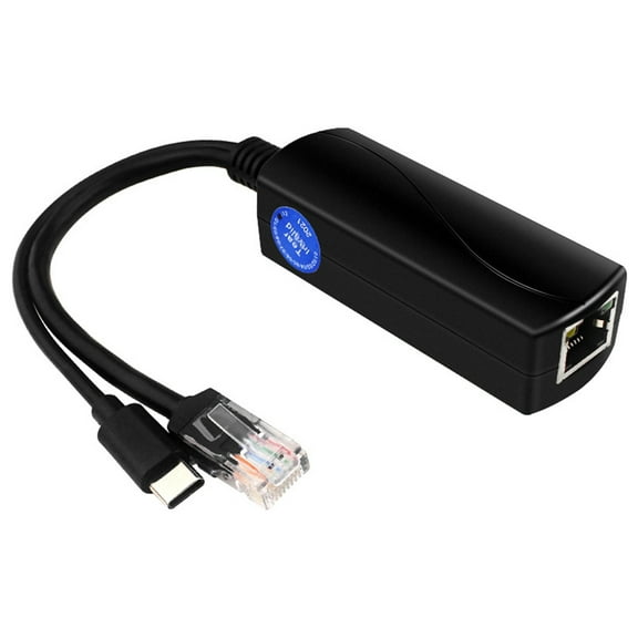 Gigabit PoE Splitter 5V 3A IEEE 802.3af Standard 10/100Mbps for 4 Camera WiFi Tablet Power Over Ethernet