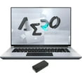 thumbnail image 1 of Gigabyte AERO 16 Gaming/Entertainment Laptop (Intel i7-12700H 14-Core, 16.0in 60Hz 4K (3840x2400), NVIDIA GeForce RTX 3070 Ti, 64GB RAM, Win 11 Pro) with DV4K Dock, 1 of 7