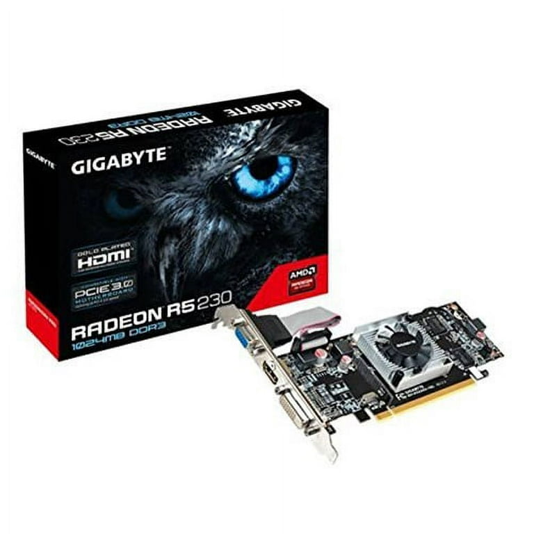 Gigabyte AMD Radeon R5 230 Graphic Card, GB DDR3 SDRAM, Low