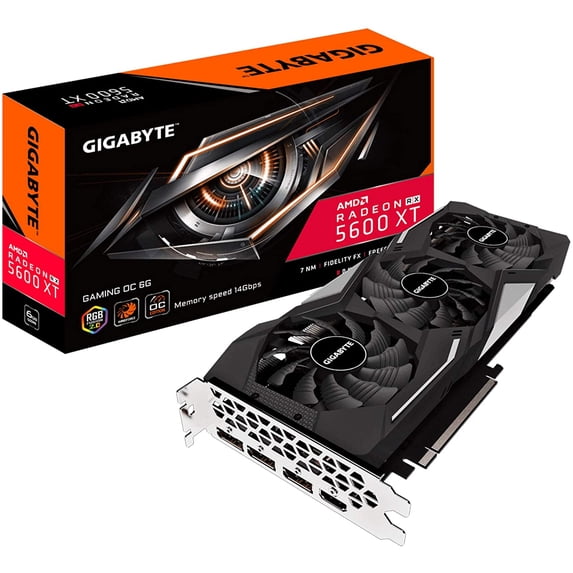 Gigabyte AMD Radeon RX 5600 XT Graphic Card, 6 GB GDDR6