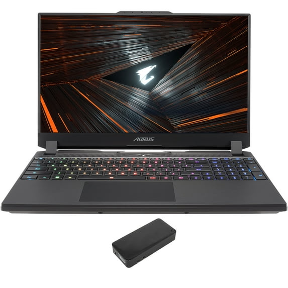 Gigabyte AORUS 15 Gaming Laptop (Intel i7-12700H 14-Core, 15.6in 165Hz 2K Quad HD (2560x1440), NVIDIA RTX 3070 Ti, 64GB RAM, 8TB PCIe SSD, Backlit KB, Win 10 Pro) with DV4K Dock