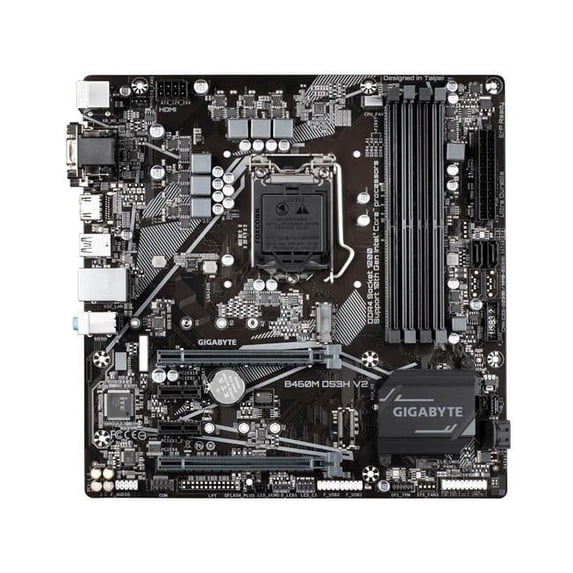 Gigabyte Technology 253744 Gibabyte Mb B460m Ds3h V2 S1200 H470 Ddr4 128gb Hdmi Dvid D-sub Matx Retail