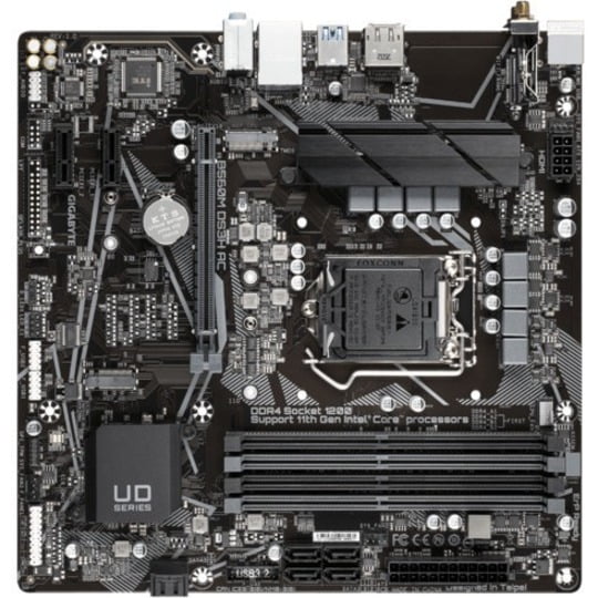 GIGABYTE Ultra Durable B560M DS3H AC Gaming Desktop Motherboard