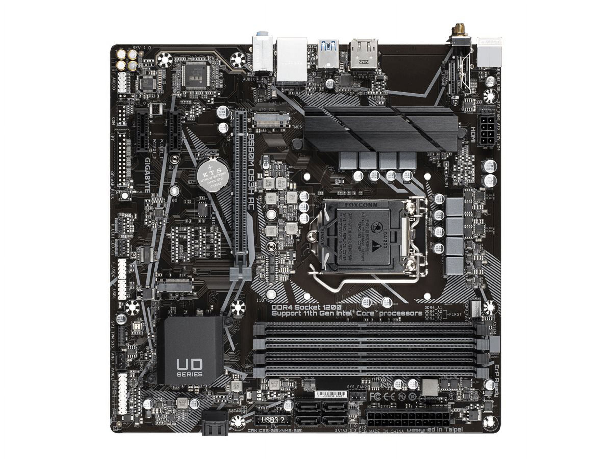 Core i5-10400 & GIGABYTE B560M DS3H セット GIGABYTE B560M GAMING HD Micro-ATX Used Gaming Motherboard