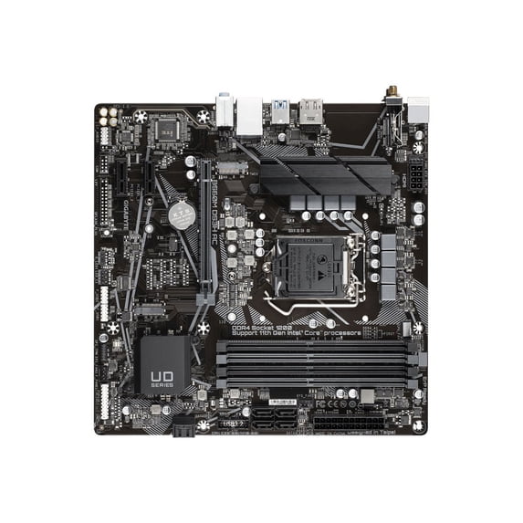 Gigabyte B560M DS3H AC - 1.0 - motherboard - micro ATX - LGA1200 Socket - B560 Chipset - USB-C Gen1, USB 3.2 Gen 1 - Gigabit LAN, Wi-Fi, Bluetooth - onboard graphics (CPU required) - HD Audio (8-channel)
