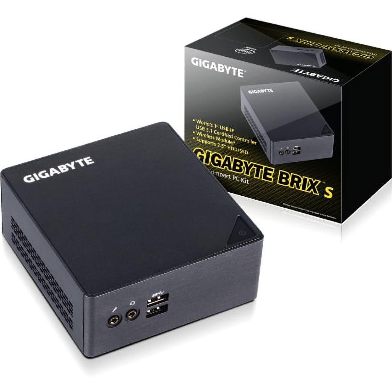 Gigabyte BRIX GB-BSI7HT-6500 Barbones Desktop Computer w/ Intel Core i7 ...