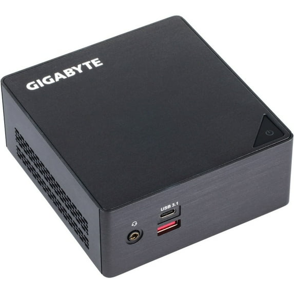 Gigabyte BRIX GB-BSi7HAL-6500 Desktop Computer, Intel Core i7 6th Gen i7-6500U 2.50 GHz DDR4 SDRAM, Mini PC