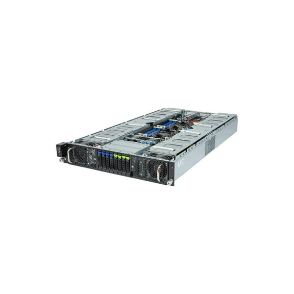 Gigabyte G293-S42 Rev. AAP1 2U Rack Server - 5th/4th Gen Intel Xeon Scalable, Dual CPU, 4+4 2.5 Gen5 NVME/SATA/SAS Slots, 8x PCIe Gen5 GPUs