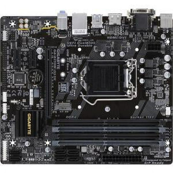 Gigabyte GA-B250M-DS3H DDR4 mATX Desktop Motherboard - B250 - Socket LGA-1151