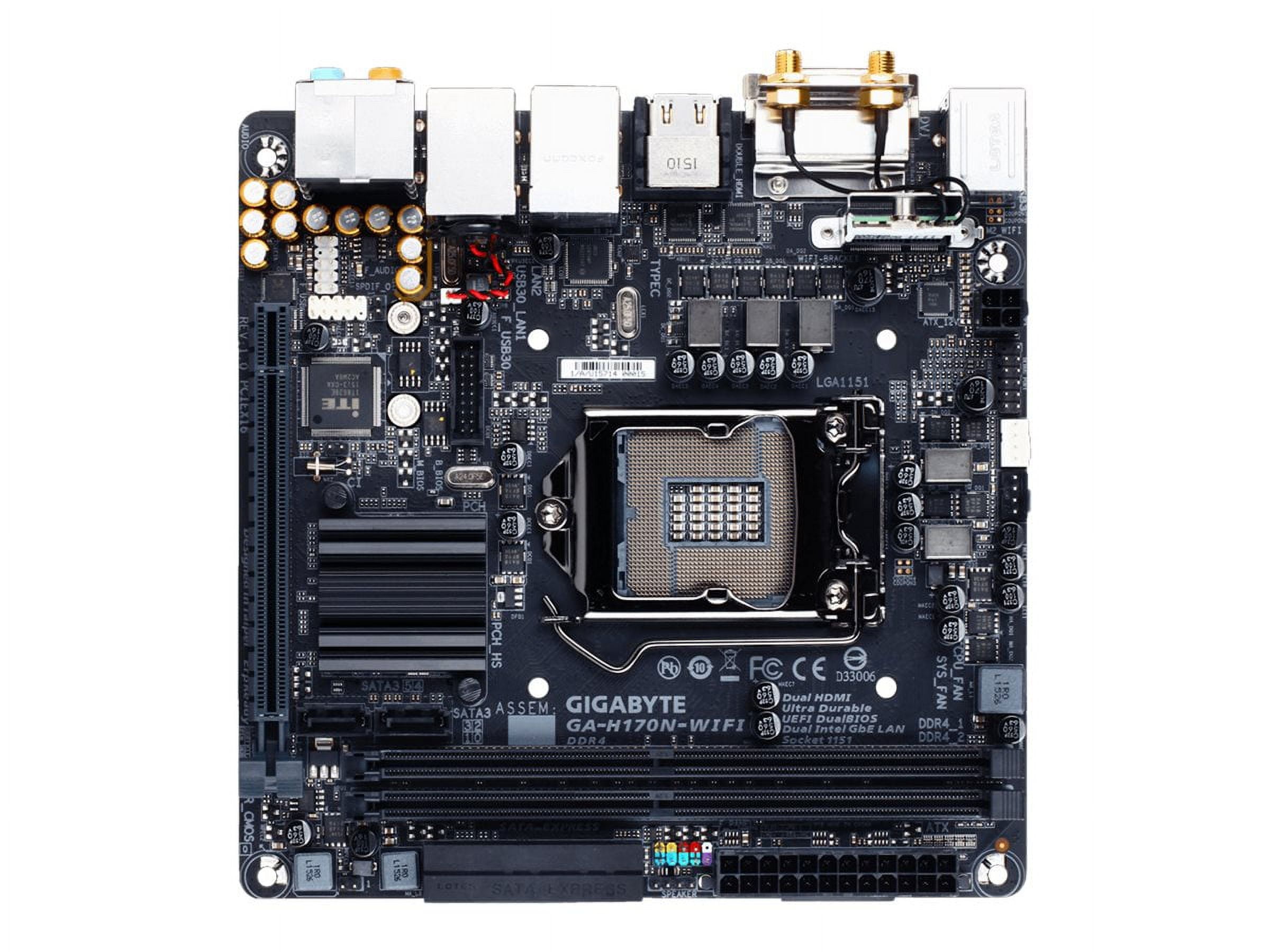 Gigabyte GAH170NWIFI 1.0 motherboard mini ITX LGA1151 Socket