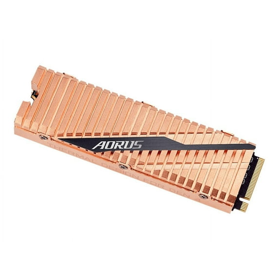 AORUS - SSD - 500 GB - internal - M.2 2280 - PCIe 4.0 x4 (NVMe) - buffer: 512 MB - integrated heatsink