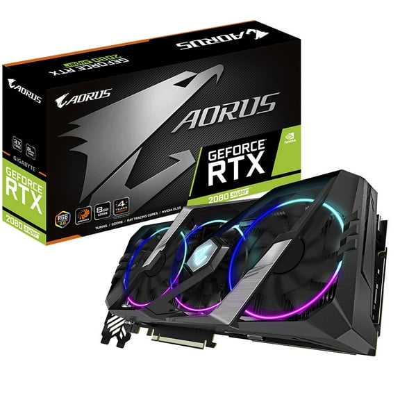 Gigabyte GV-N208SAORUS-8GC GeForce RTX 2080 SUPER 8G Graphic Card