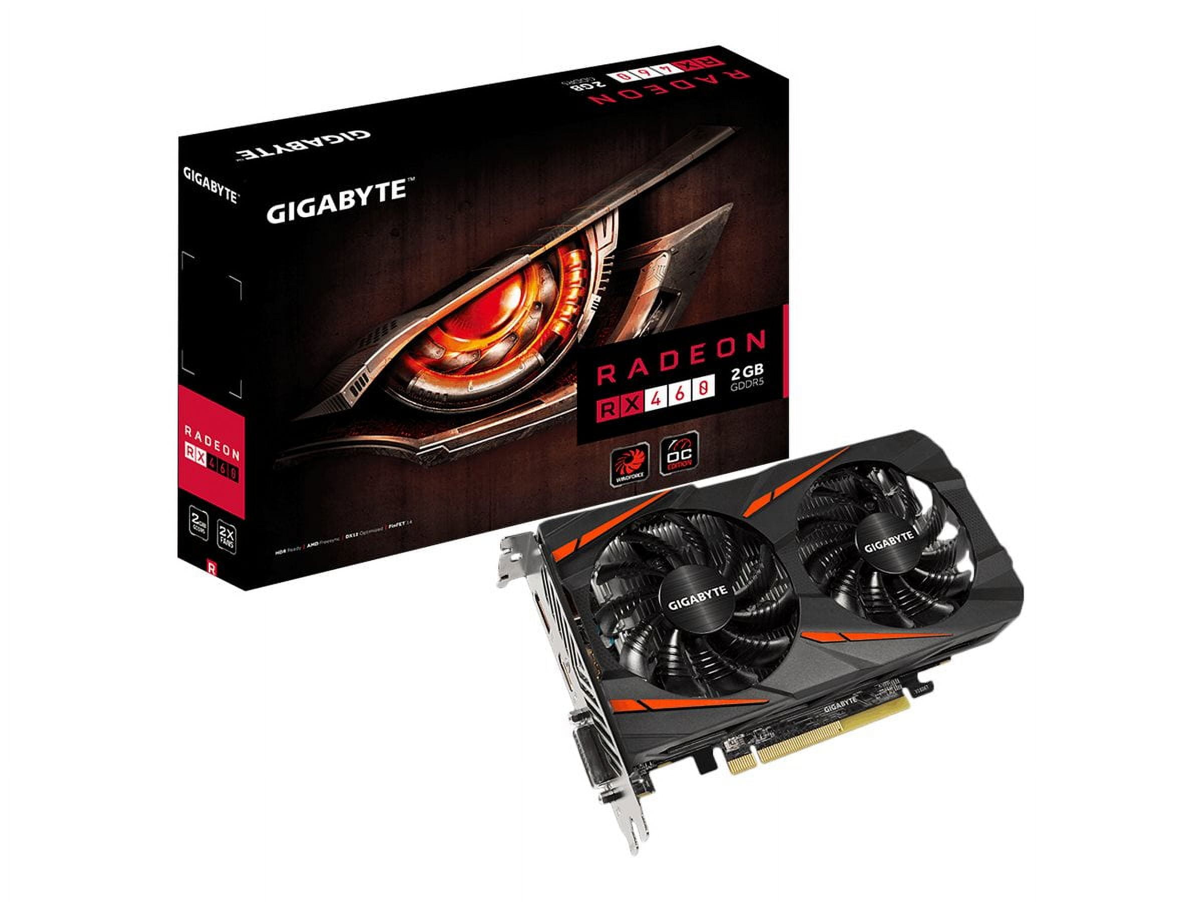 Gigabyte GV RX460WF2OC 2GD OC Edition graphics card Radeon