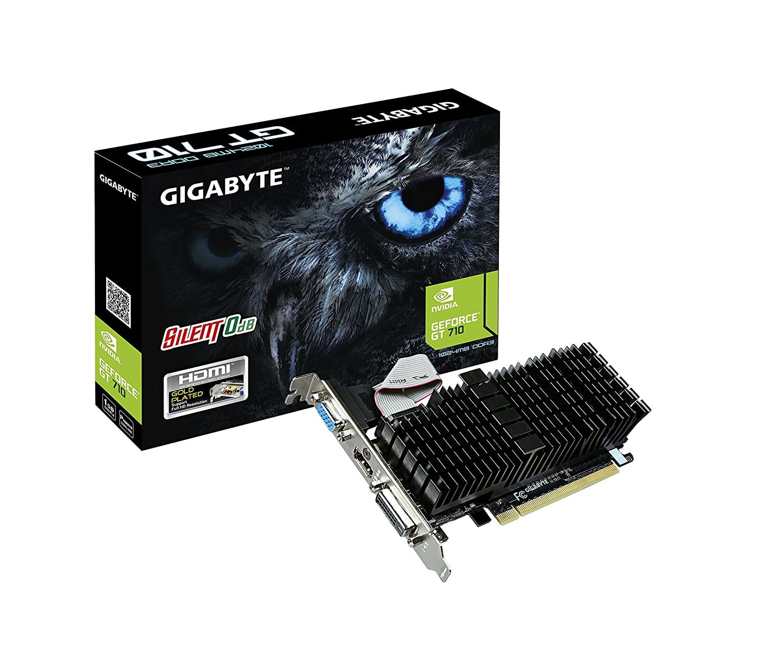 710-1-SL ASUS 1GB Nvidia GeForce GT 710 DDR3 64-Bit VGA/ Dual Link