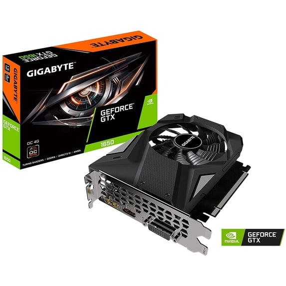 Gigabyte GeForce GTX 1650 D6 OC 4G Graphics Card GV-N1656OC-4GD