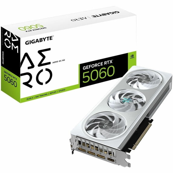 Gigabyte NVIDIA GeForce RTX 5060 Graphic Card - 8 GB GDDR7 (gv-n5060aerooc-8gd)