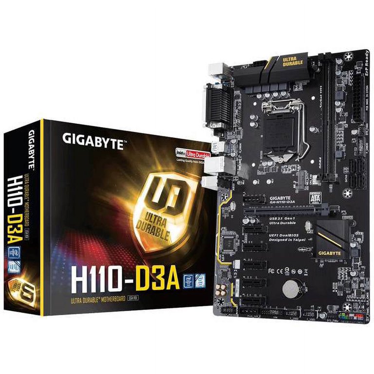 gigabyte h110-d3a＋CPU セット Gigabyte Technology GA-H110-D3A Gigabyte Ga-h110-d3a Lga1151