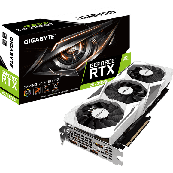 Gigabyte VCX GV-N207SGAMINGOCWHITE-8GC RTX 2070 SUPER 8GB GDDR6 256B PCIE DP
