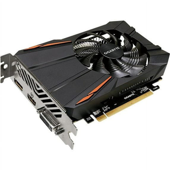 Gigabyte Video Card GV-RX560OC-4GD REV2.0 RX 560 OC GDDR5 4GB 128 Bit DL-DVI-D/HDMI/DP Retail