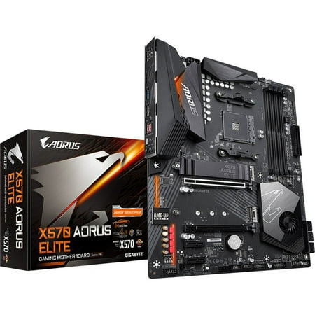 GIGABYTE - X570 AORUS ELITE (Socket AM4) USB-C Gen2 AMD Motherboard