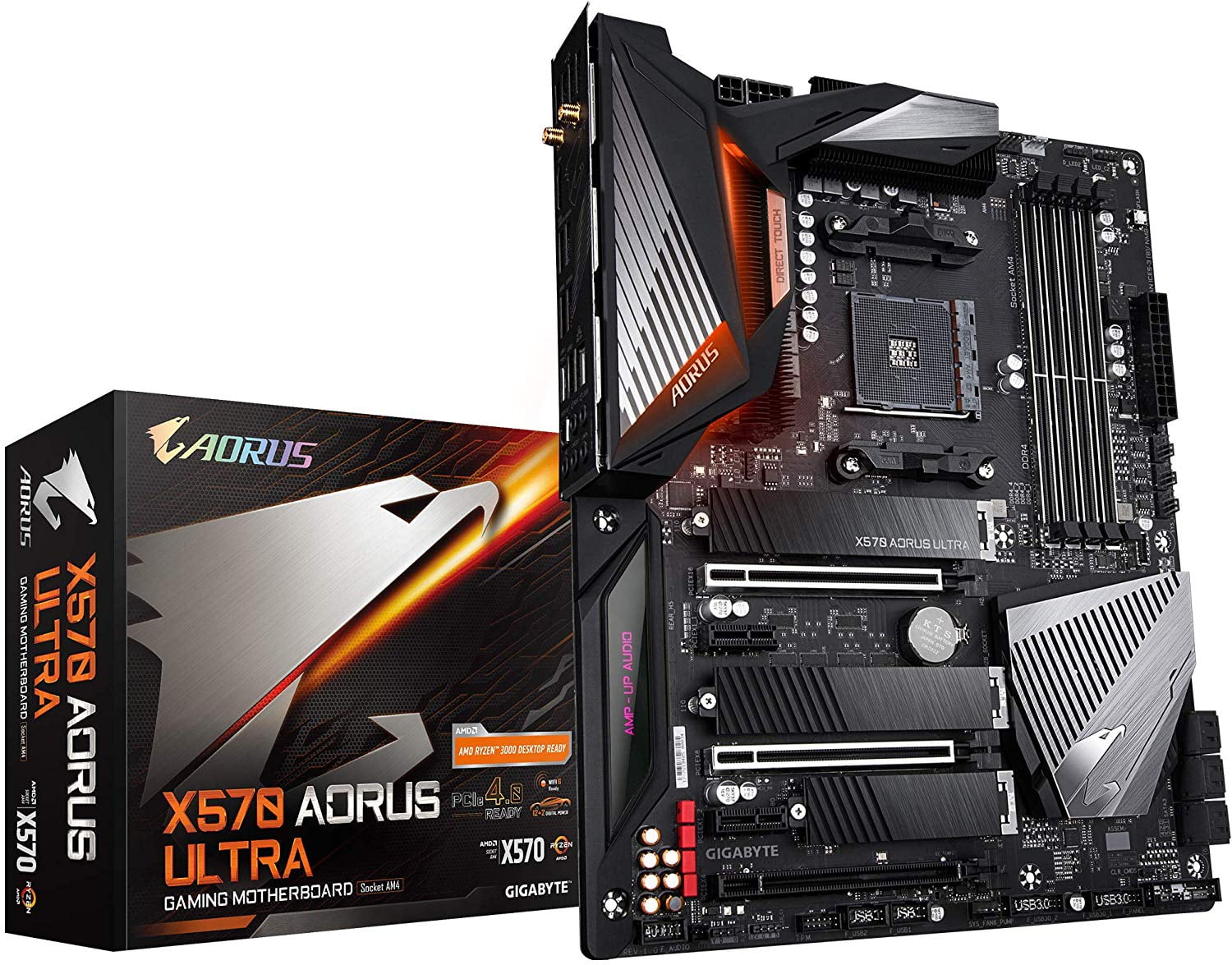 Gigabyte X570 AORUS ULTRA AMD Ryzen Gaming Desktop Gigabyte X570 AORUS ULTRA AMD Ryzen Gaming Desktop