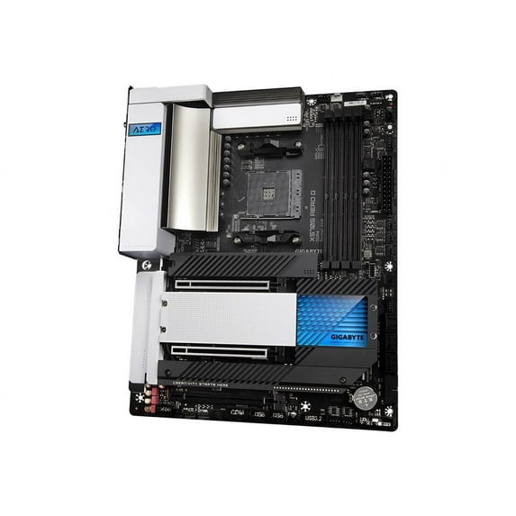 Gigabyte Ultra Durable X570S AERO G Desktop Motherboard - AMD X570 Chipset - Socket AM4 - ATX - Ryzen 3, Ryzen 5, Ryzen 7, Ryzen 5 Pro, Ryzen 7 PRO, Ryzen 3 PRO, Ryzen 9 Processor Supported - 128 G...