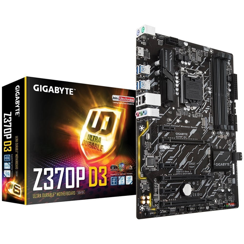 Gigabyte Z370P D3 Z370 LGA-1151 Coffee Lake DDR4 ATX Motherboard