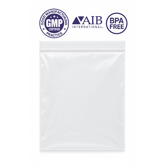 Gigantic Zipper Bags, 9" x 12", 2 Mil, Pack of 100