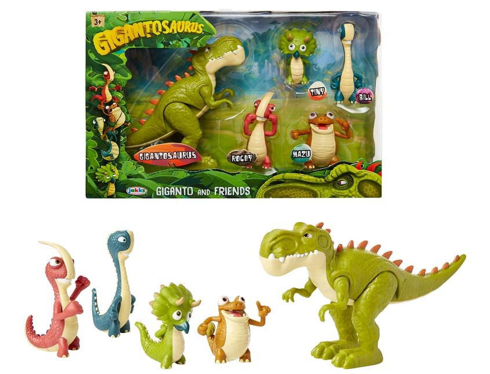 Gigantosaurus Giganto and Friends Multi Figure Pack includes Mazu, Bill,  Tiny and Rocky