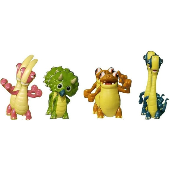 Gigantosaurus Rocky, Bill, Tiny & Mazu Mini Figure 4-Pack
