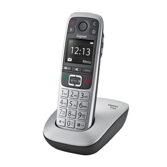 Gigaset E560 Telefono Cordless, Tasti Grandi, Numeri sul Display Grandi, Tastiera Illuminata, S
