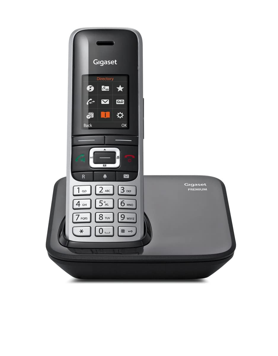 Gigaset AS490 Duo Analog/DECT Cordless Phone With Caller ID - Black