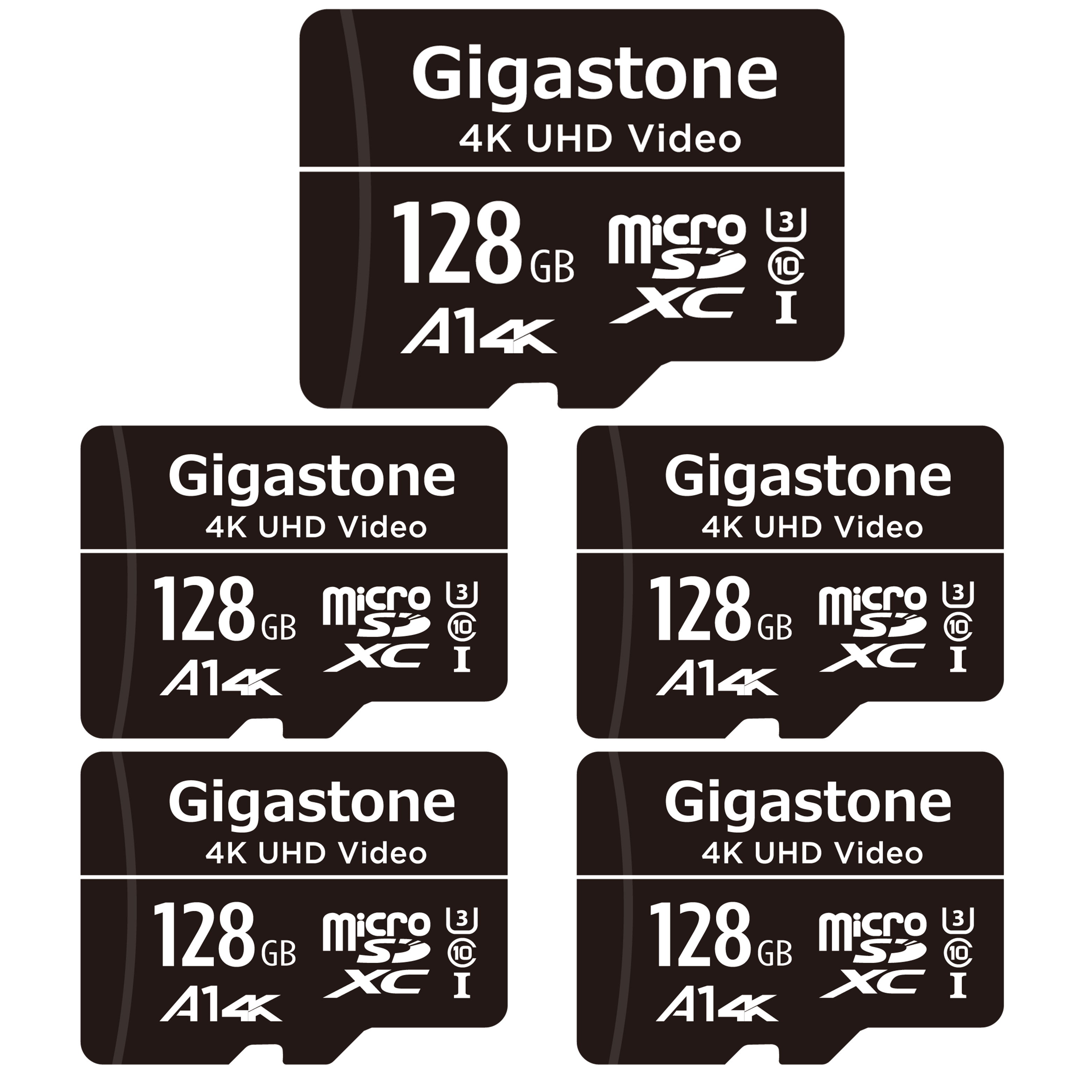 Gigastone 128GB Micro SD Card, 4K Video Recording, 4K Camera Pro