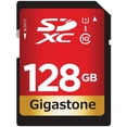 thumbnail image 1 of Gigastone 128GB SDXC Card Class 10 UHS-I U1 Up to 80MB/s Memory Card, 1 of 8