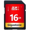 thumbnail image 1 of GIGASTONE 16GB SD Card UHS-I U1 Class 10 SDHC Memory Card High-Speed Full HD Video Canon Kodak Olympus Digital Camera, 1 of 7