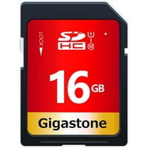 Gigastone 16GB SDHC Card Class 10 UHS-I U1 Up to 80MB/s Memory Card GS-SDHC80U1-16GB-R