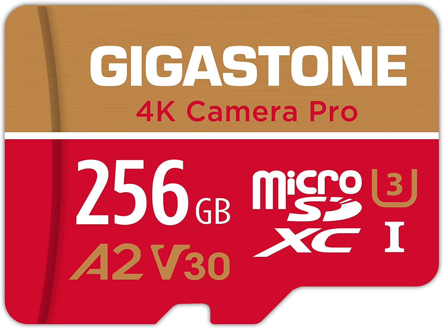 Gigastone 256GB Micro SD Card, 4K Camera Pro, UHD Video for GoPro, Action Camera, Wyze, DJI, Drone, Nintendo-Switch, R/W up to 100/60MB/s MicroSDXC Memory Card UHS-I U3 A2 V30