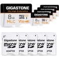 thumbnail image 1 of Gigastone 8GB MLC Micro SD Card, 10x High Endurance 4K Video Recording, Security Cam, Dash Cam, Surveillance Compatible 90MB/s, U3 C10, 5 Pack (5x8GB), 1 of 7