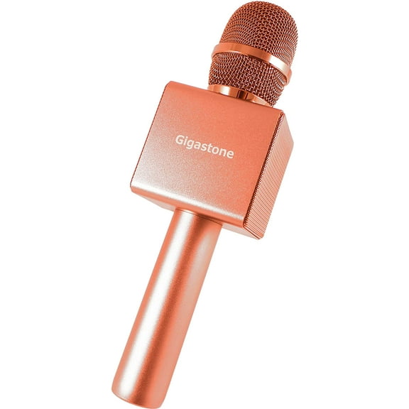 Gigastone Bluetooth Karaoke Microphone Wireless Portable Handheld, Speaker 10W, Voice Change, USB Driver & 3.5mm Jack, Home Party for iOS Android PC All Smartphone