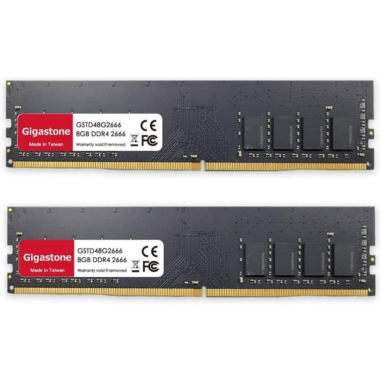 Gigastone DDR4 16GB (8GBx2) 2666MHz PC4-21300 CL19 1.2V UDIMM 288