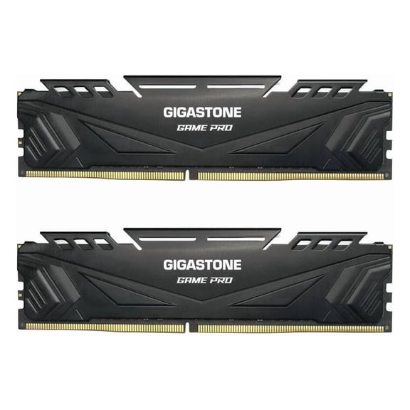 Gigastone GST Game Pro 32GB (2 x 16GB) 288-Pin PC RAM DDR4 3200 (PC4 25600) Memory (Desktop Memory) Model DDR4 3200 16U 2 GST Game Pro