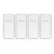 Gigastone Portable Charger 10,000 mAh PD 3.0 Power Bank 3.0 USB White 4 Pack - External Battery Compatible with all smartphone Apple iPhone Samsung Nintendo Tablet and many more - GS-PB-7510W-4PK-B