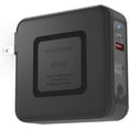 thumbnail image 1 of Gigastone QP-10200B Qi 3 in 1 Travel Wireless Charging Power Bank with AC Adapter Compatible with iPhone 12/11/X/Xr/8/7/6 10000mAh Capacity Power Delivery PD3.0 QC3.0 Fast Charge 15watt Wireless, 1 of 2