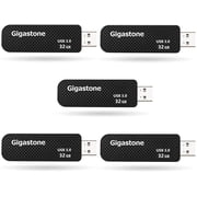 Gigastone USB 3.0 Flash Drive 32GB, 5 Pack 5x32GB