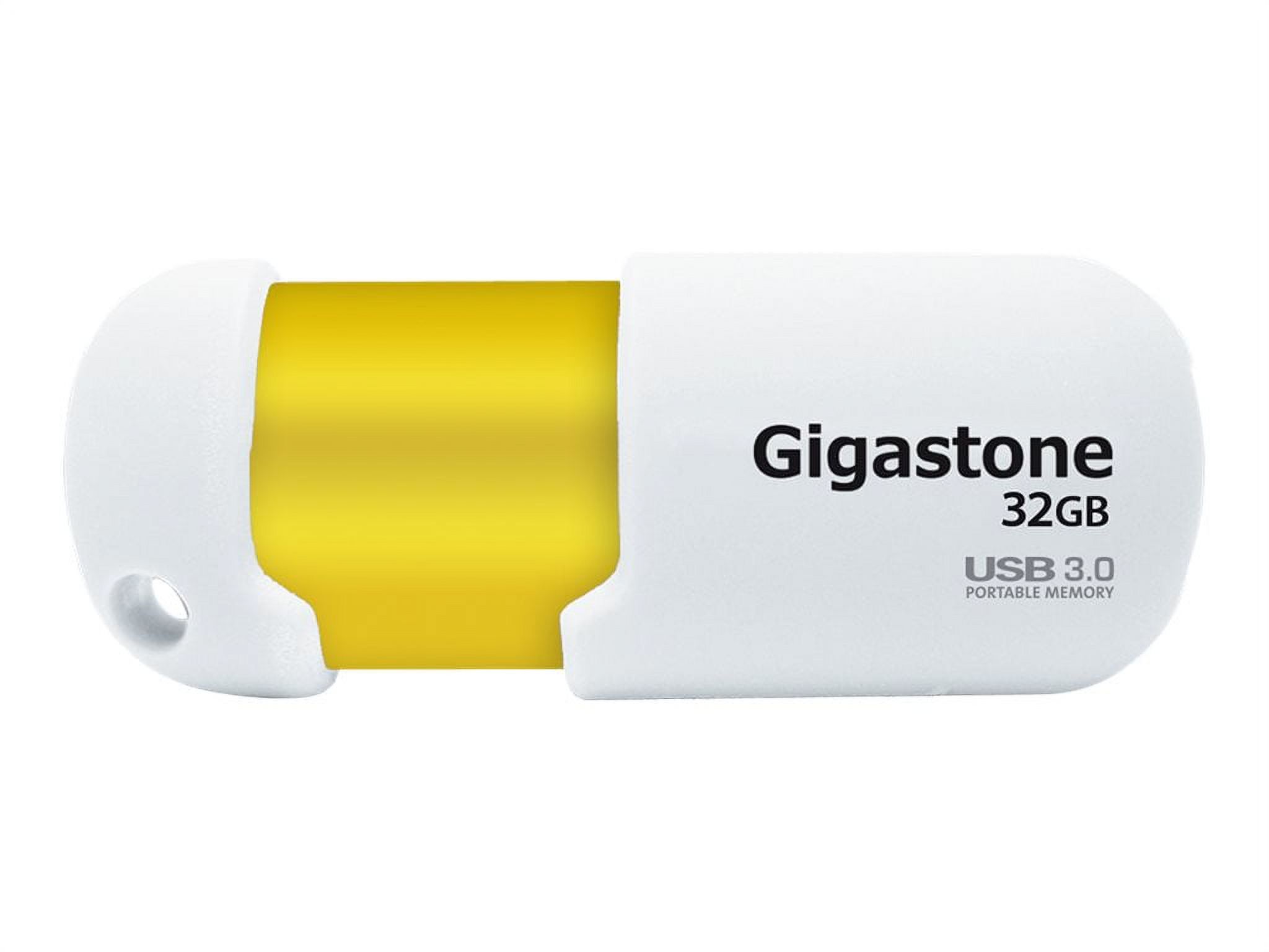 Gigastone - USB flash drive - 32 GB - USB 3.0 - white, gold - image 1 of 2