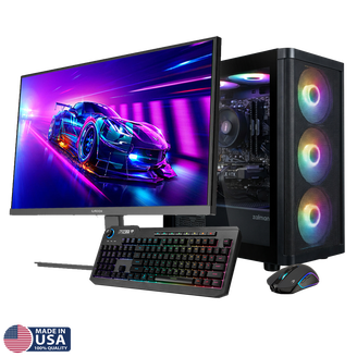 [ゲーミングPCフルセット]Gaming PC Set Complete Full PC Gaming Setup Electronics for Gamers