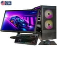thumbnail image 1 of Gigatech Gaming Apollo 7 Gaming PC Desktop Bundle - Ryzen 5 5500, RTX 5050, 16GB DDR4, 512GB SSD + 6TB HDD, Wi-Fi, Monitor, 1 of 6
