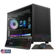 Gigatech Gaming Nova 3 SFF Gaming PC Desktop - Ryzen 5 5500, RTX 5050, 16GB DDR4, 512GB SSD, RGB, Windows 11, Wi-Fi