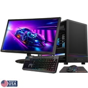 Gigatech Gaming Nova 7 SFF Gaming PC Desktop Bundle - Core Ultra 7 265K, RTX 5080, 64GB DDR5, 2TB SSD, RGB, Windows 11, Wi-Fi, Monitor