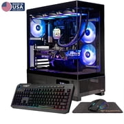 Gigatech Gaming Omega 3 Gaming PC Desktop - Core Ultra 7 265K, RTX 5070, 64GB DDR5, 1TB SSD, RGB, Windows 11, Wi-Fi